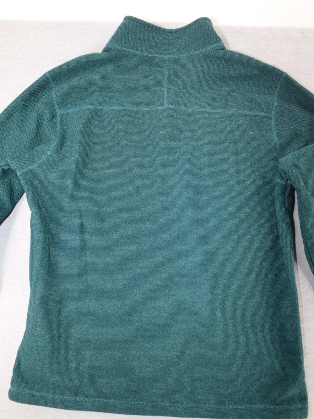 The North Face Men's Teal Quarter-Zip Fleece Pullover